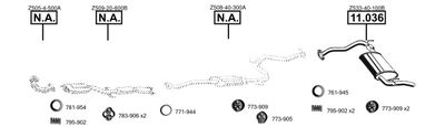 Изпускателна система ASMET MA110920