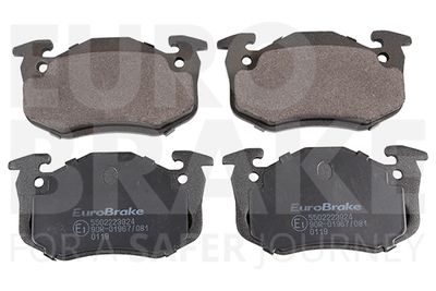 Комплект тормозных колодок, дисковый тормоз EUROBRAKE 5502223924 для RENAULT SUPER