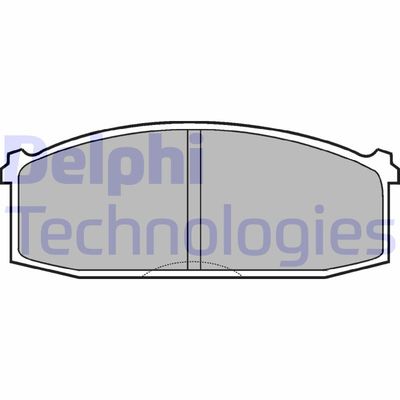 Комплект тормозных колодок, дисковый тормоз DELPHI LP219 для NISSAN STANZA