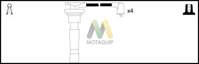 Комплект проводов зажигания MOTAQUIP LDRL702 для HONDA CR-V
