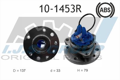 IJS GROUP 10-1453R Ступица  для OPEL ZAFIRA (Опель Зафира)