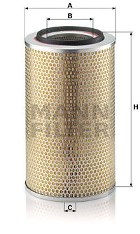 Воздушный фильтр MANN-FILTER C 23 440/3 для MERCEDES-BENZ T2/LN1