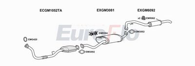 Układ wydechowy EUROFLO VLFRO22D3001B