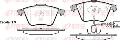 Brake Pad Set, disc brake 0964.41