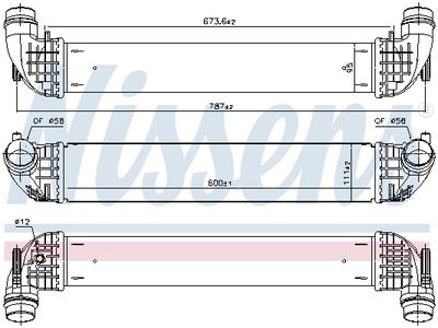 INTERCOOLER COMPRESOR NISSENS 96140 7