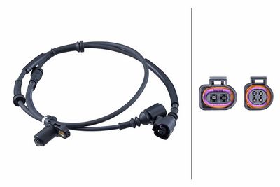 датчик, обороти на колелото HELLA 6PU 358 252-891