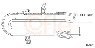 CABLU FRANA DE PARCARE