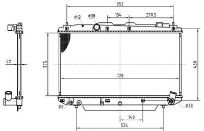 RADIATOR RACIRE MOTOR