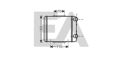 EACLIMA 31R02002 Радиатор охлаждения двигателя EACLIMA для AUDI A6 C5 Avant (4B5)
