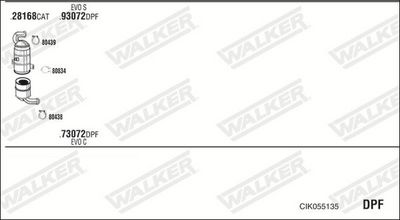 SISTEM DE ESAPAMENT WALKER CIK055135