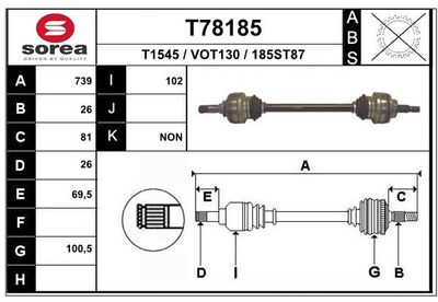 ANTRIEBSWELLE EAI T78185
