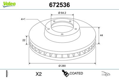 Brake Disc 672536