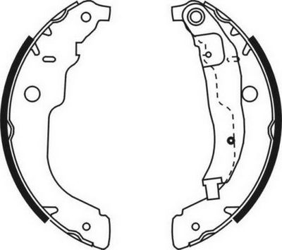 Brake Shoe Set C0P033ABE