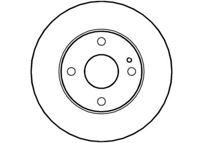 NATIONAL NBD522 Тормозные диски  для MAZDA 323 C IV (BG) 1.3 16V