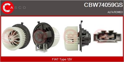 VENTILATOR HABITACLU CASCO CBW74059GS