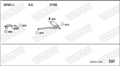 SISTEM DE ESAPAMENT WALKER ADK011364