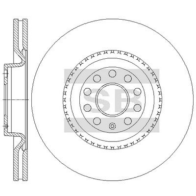 спирачен диск Hi-Q SD5451