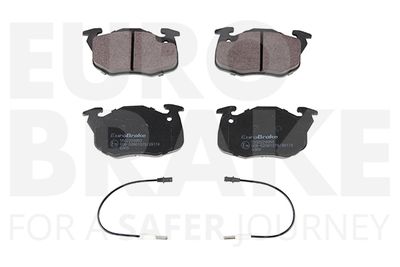 Sada brzdových destiček, kotoučová brzda EUROBRAKE 5502229953