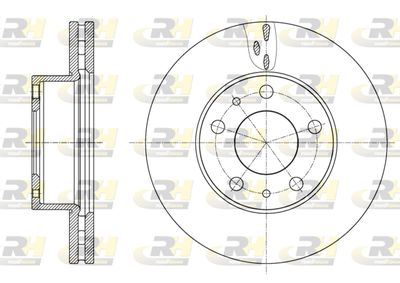 ROADHOUSE 61637.10 Тормозные диски для FIAT (Фиат Дукато)