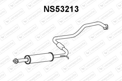 VENEPORTE NS53213 Глушитель выхлопных газов  для NISSAN PRIMERA Hatchback (P11) 2.0 16V
