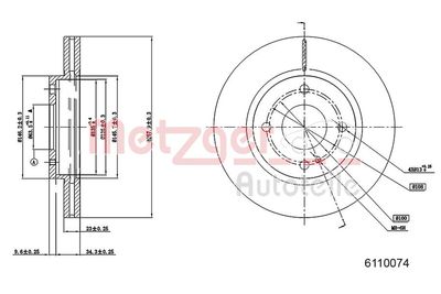 Brake Disc 6110074