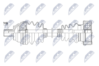 NTY NPW-VW-161 Деталь для AUDI TT (8J3) 2.0 TFSI quattro
