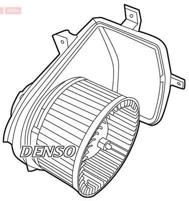 Вентилятор салона DENSO DEA32001 для SEAT AROSA