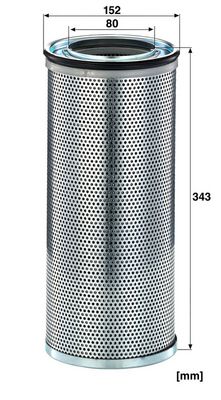 Oliefilter (patroon) past: LIEBHERR A904, A904 LITRONIC, A914 LITRONIC, A924 LITRONIC, A954, HS843HD, L544, L554, L564, L574, L580, LTM1040/1, LTM1120/1 CRANE, R904, R914 LITRONIC, R924 LITRONIC