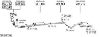 SISTEM DE ESAPAMENT BOSAL SYS14788