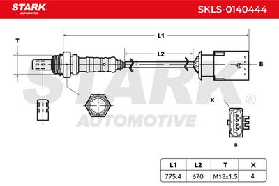 ламбда-сонда STARK SKLS-0140444