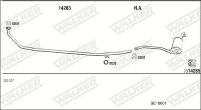 Изпускателна система WALKER SE10601