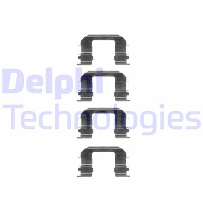Комплектующие, колодки дискового тормоза DELPHI LX0349 для CHEVROLET NUBIRA