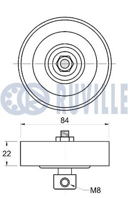 ROLA GHIDARE/CONDUCERE CUREA TRANSMISIE RUVILLE 541482 1