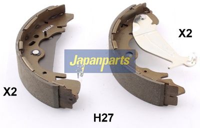 JAPANPARTS Stabdžių trinkelių komplektas
