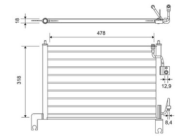 KONDENSATOR KLIMAANLAGE