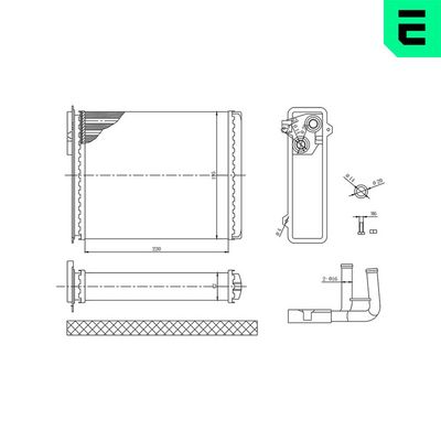 SCHIMBăTOR DE CăLDURă îNCăLZIRE HABITACLU