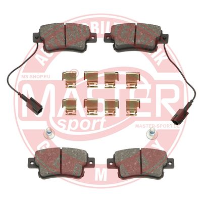Комплект тормозных колодок, дисковый тормоз MASTER-SPORT GERMANY 13046038622N-SET-MS для ABARTH PUNTO