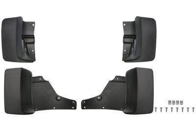 Spatlap Achter/Voor Links/Rechts (set 4 stuks.) past: TOYOTA LAND CRUISER 100 J1 01.98-08.07