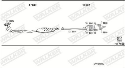 Изпускателна система WALKER BW31813