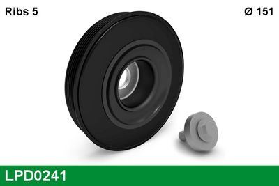 Řemenice, klikový hřídel LUCAS LPD0241
