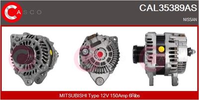 Генератор CASCO CAL35389AS для NISSAN NOTE