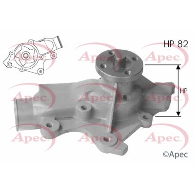 Water Pump, engine cooling APEC AWP1270