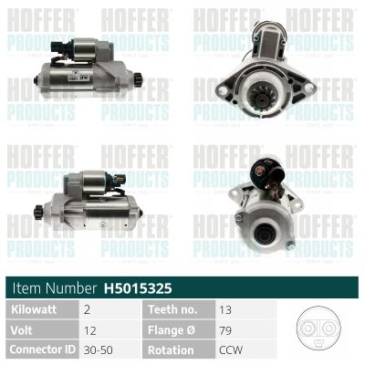 стартер HOFFER H5015325