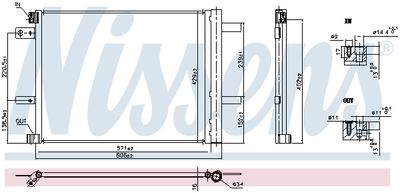 CONDENSATOR CLIMATIZARE NISSENS 941090 1