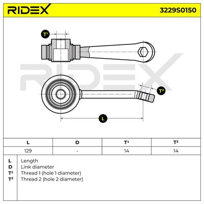 биалета RIDEX 3229S0150