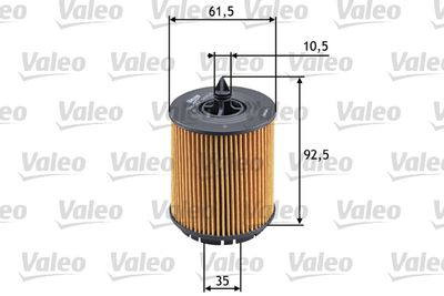 Масляный фильтр VALEO 586563 для SAAB 9-3X