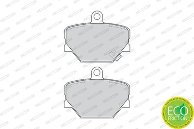 Brake Pad Set, disc brake FDB1162