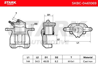 спирачен апарат STARK SKBC-0461069