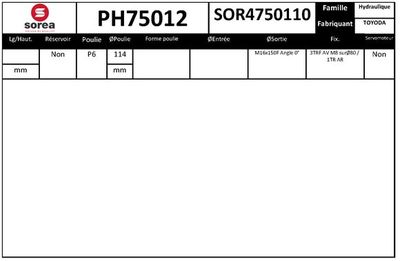 HYDRAULIKPUMPE LENKUNG