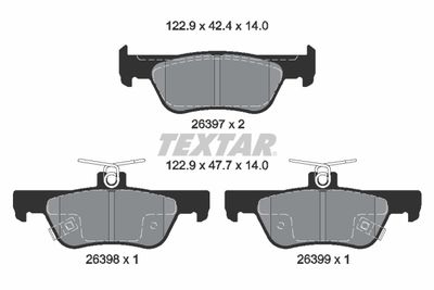 Brake Pad Set, disc brake 2639701